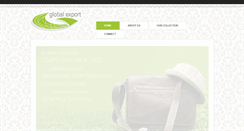 Desktop Screenshot of globalexport.in