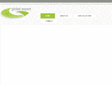 Tablet Screenshot of globalexport.in
